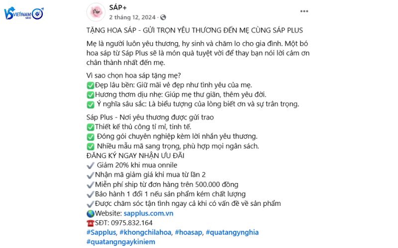 Một số mẫu bài viết quảng cáo độc đáo trên Facebook