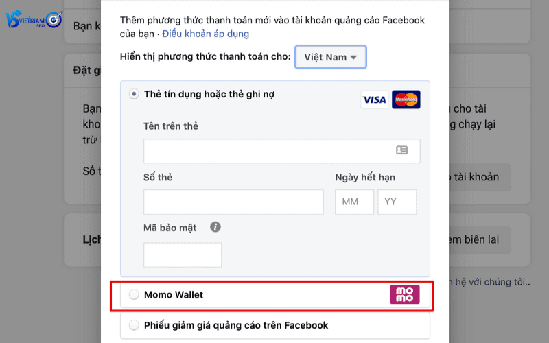 thanh toán bằng ví điện tử momo