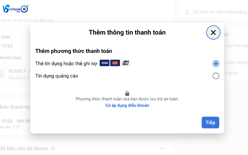 thanh toán bằng thẻ ghi nợ