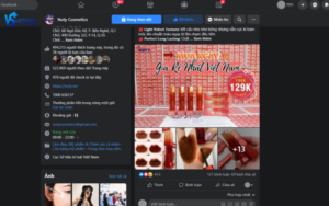 Quảng cáo mỹ phần trên livestream